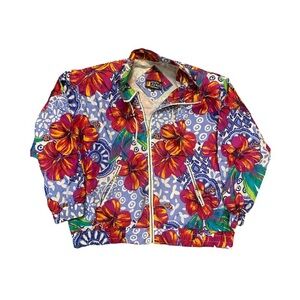 Vintage’ Floral Andy Johns (Nylon) Jacket